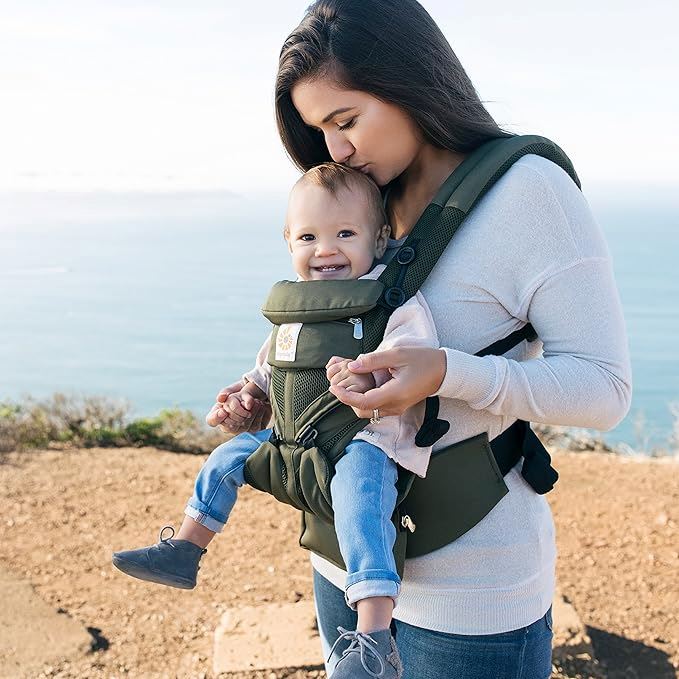 Porte Bébé - BreathBabyBag™ - Vert Olive - Kidyma