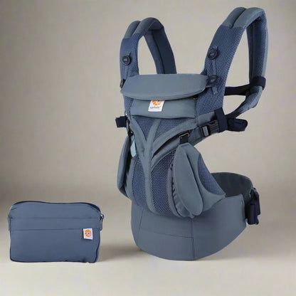 Porte Bébé - BreathBabyBag™ - Bleu Marine - Kidyma