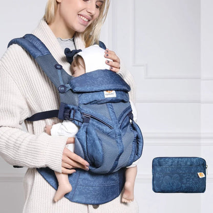 Porte Bébé - BreathBabyBag™ - Bleuprint - Kidyma