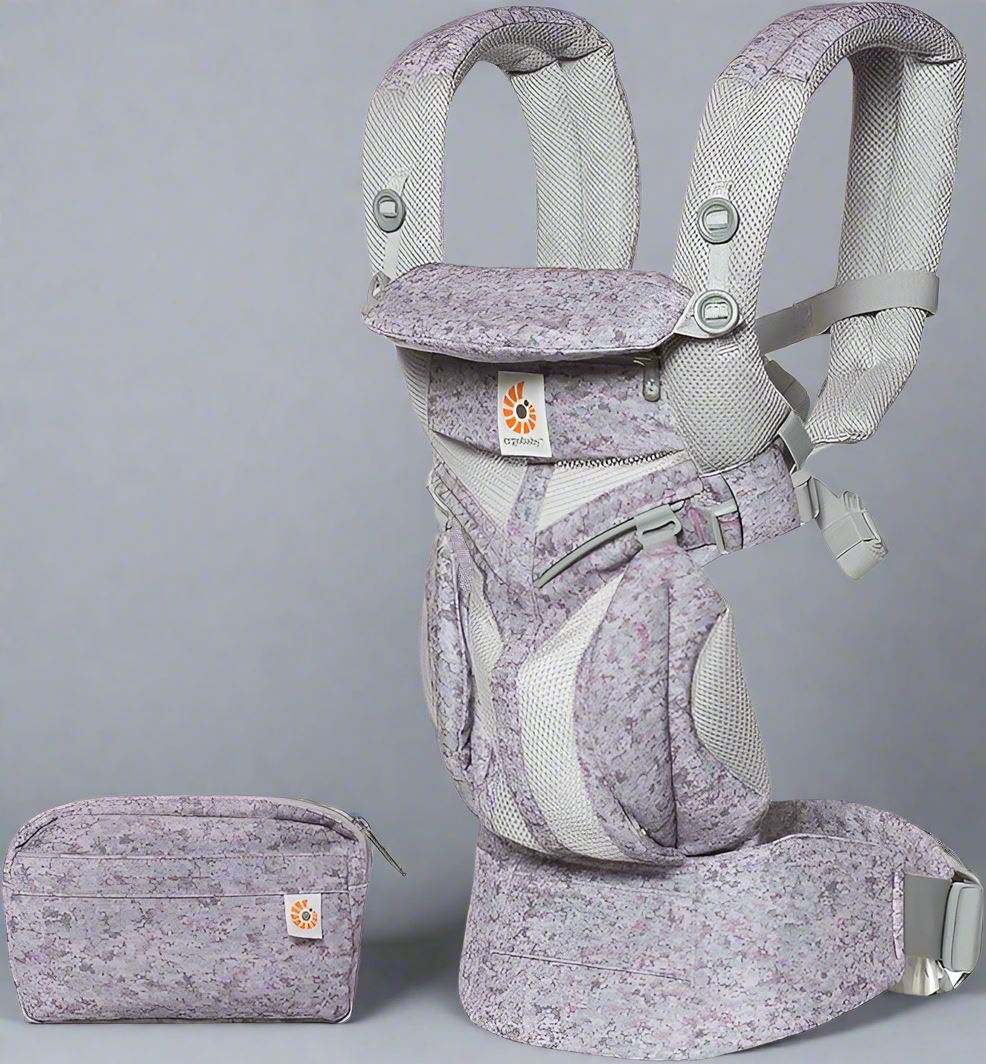 Porte Bébé - BreathBabyBag™ - Mauve Lavande - Kidyma