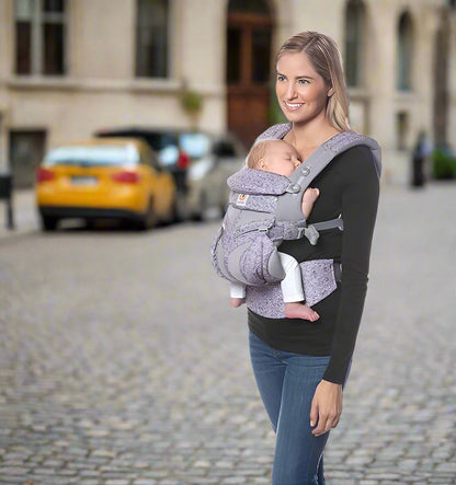 Porte Bébé - BreathBabyBag™ - Mauve Lavande - Kidyma