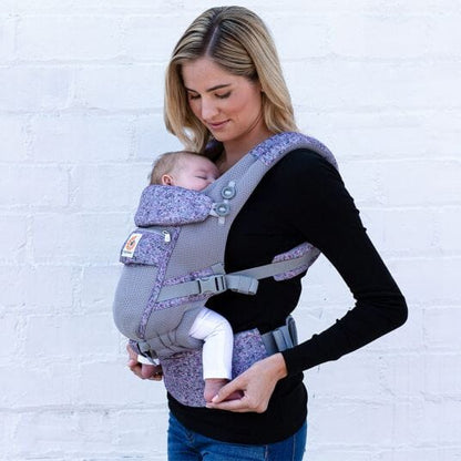 Porte Bébé - BreathBabyBag™ - Mauve Lavande - Kidyma