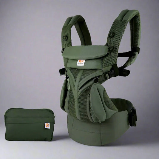 Porte Bébé - BreathBabyBag™ - Vert Olive - Kidyma